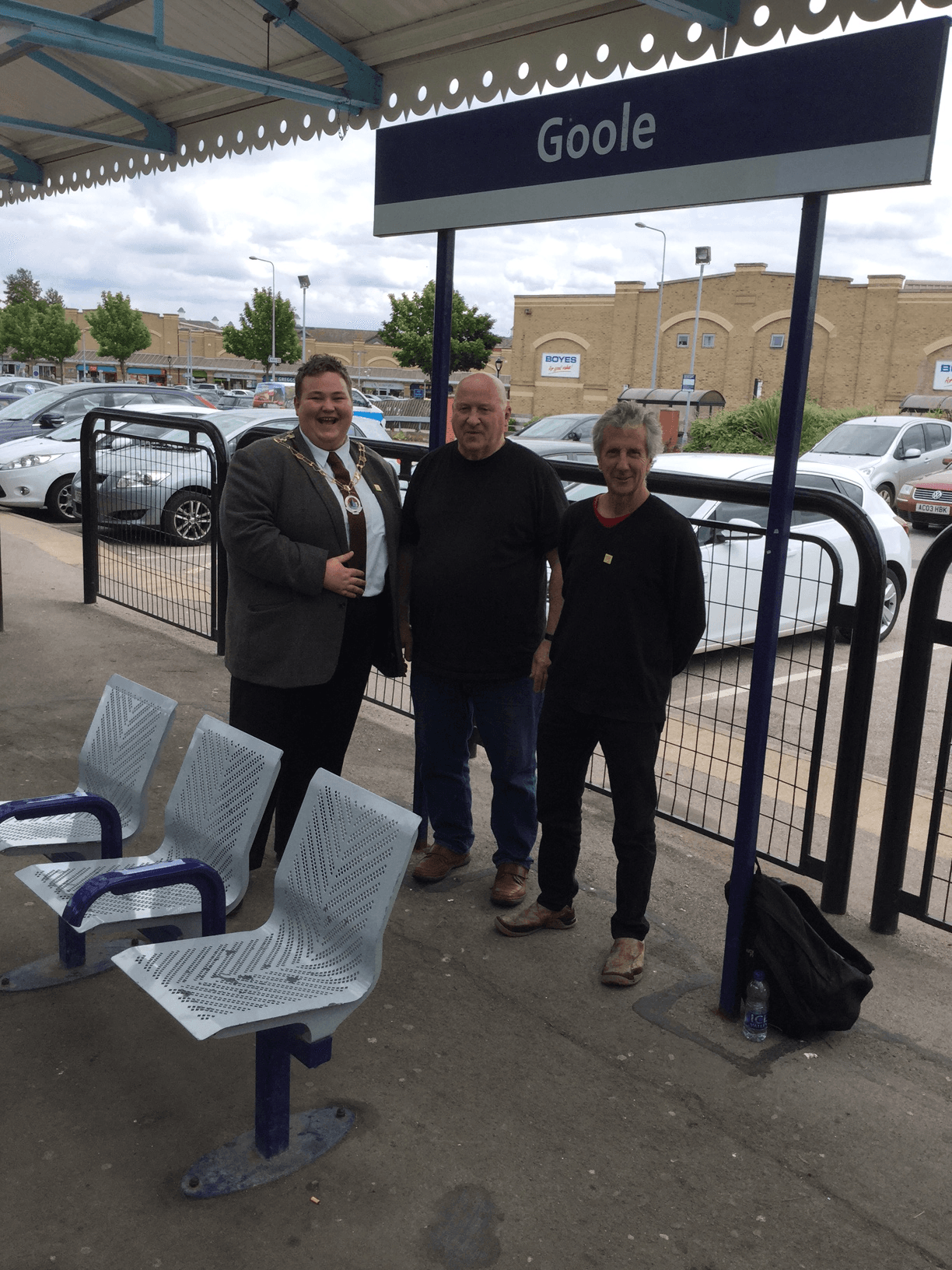 Mayor Terence Smith, Gavin Bryars, Blake Morrison