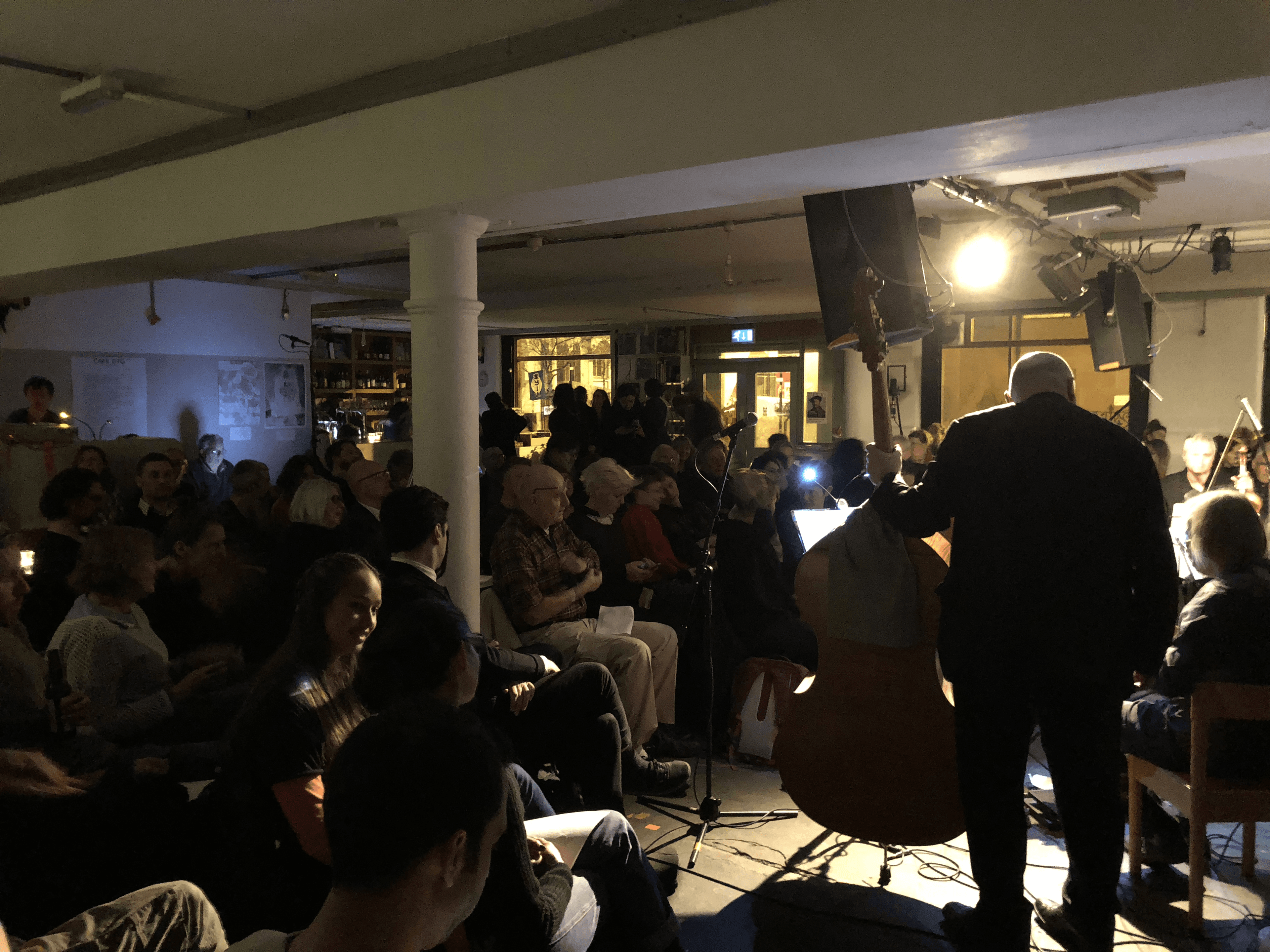 Cafe Oto, Jan 2019_Robert front row