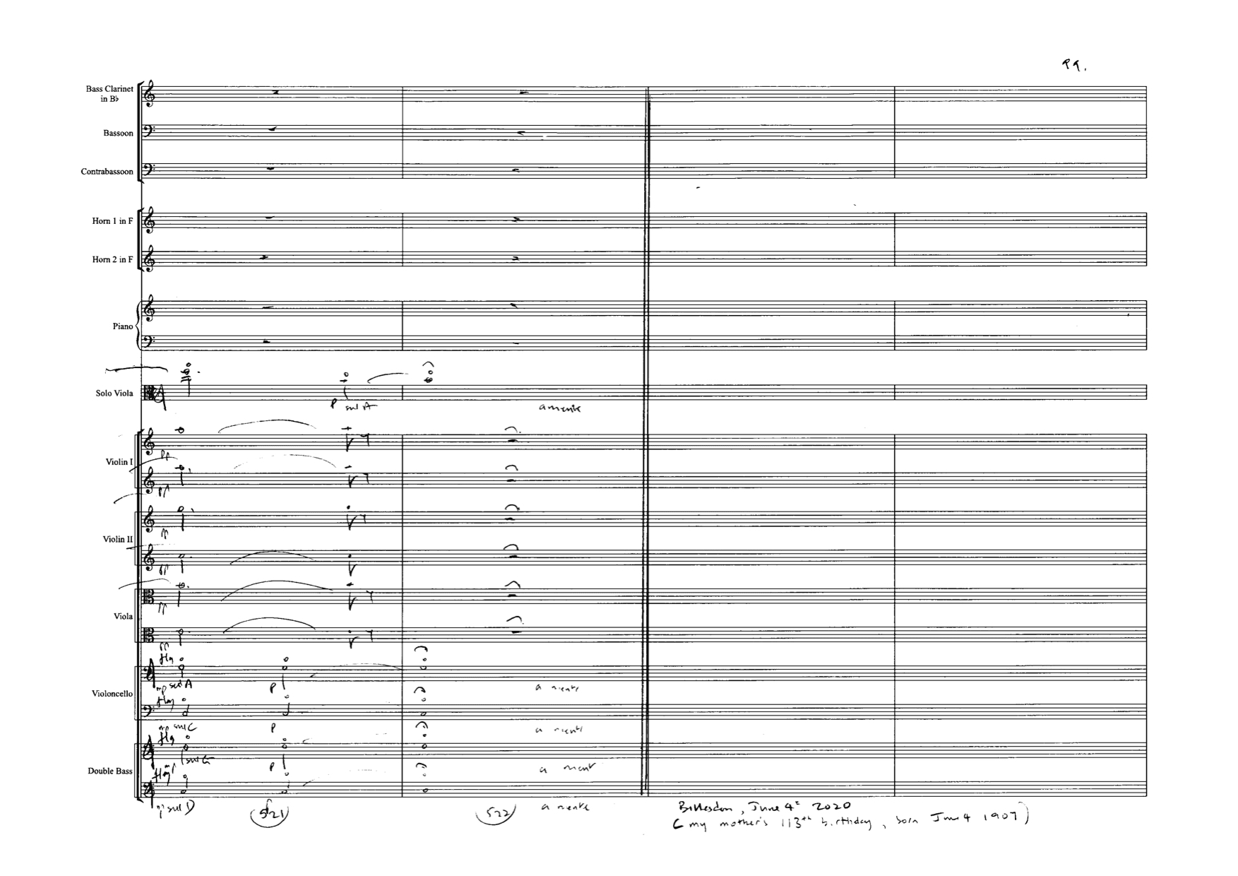 Viola Concerto, last page