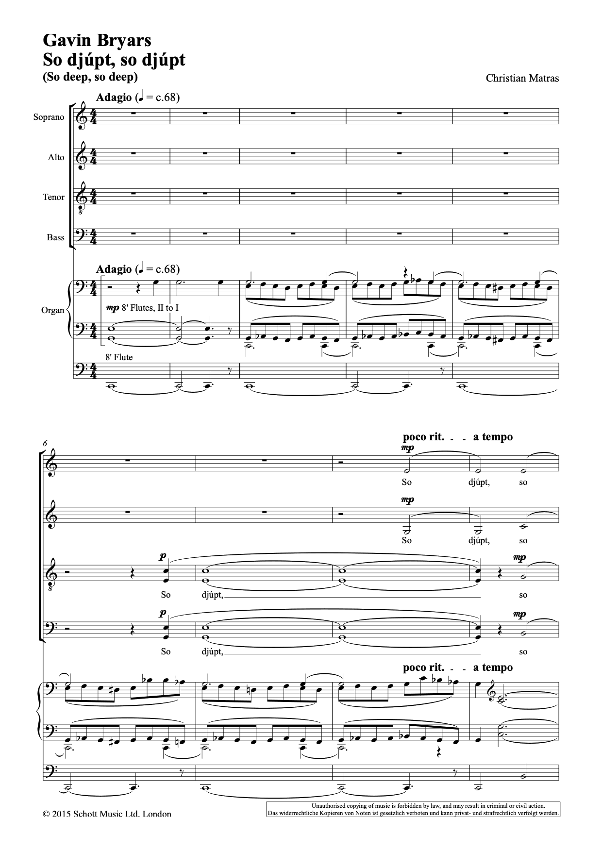 So djupt_Faroese choral piece
