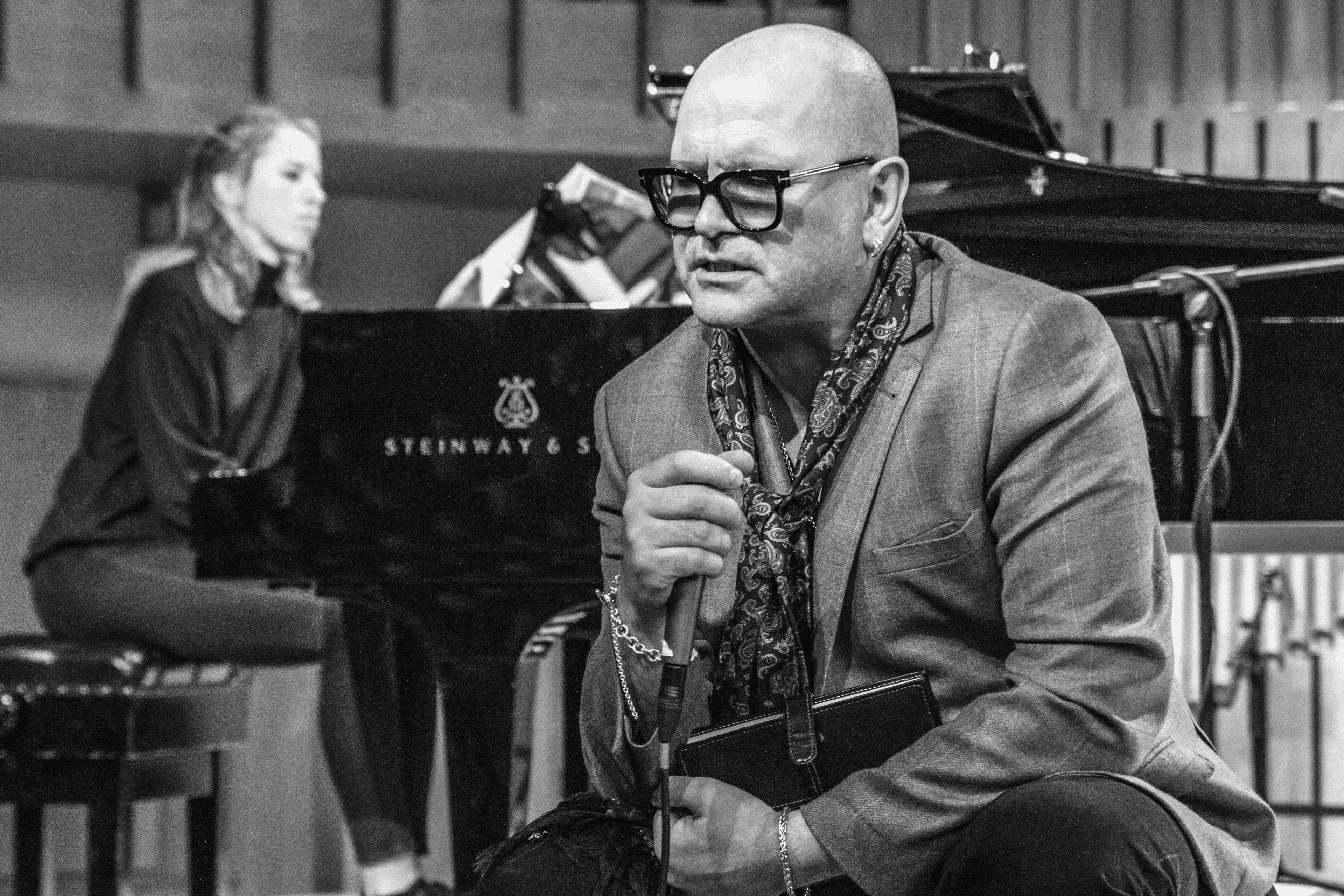 Nothing Like the Sun - Alexandra-Maria Tchernakova and Gavin Friday b&w_Opera North