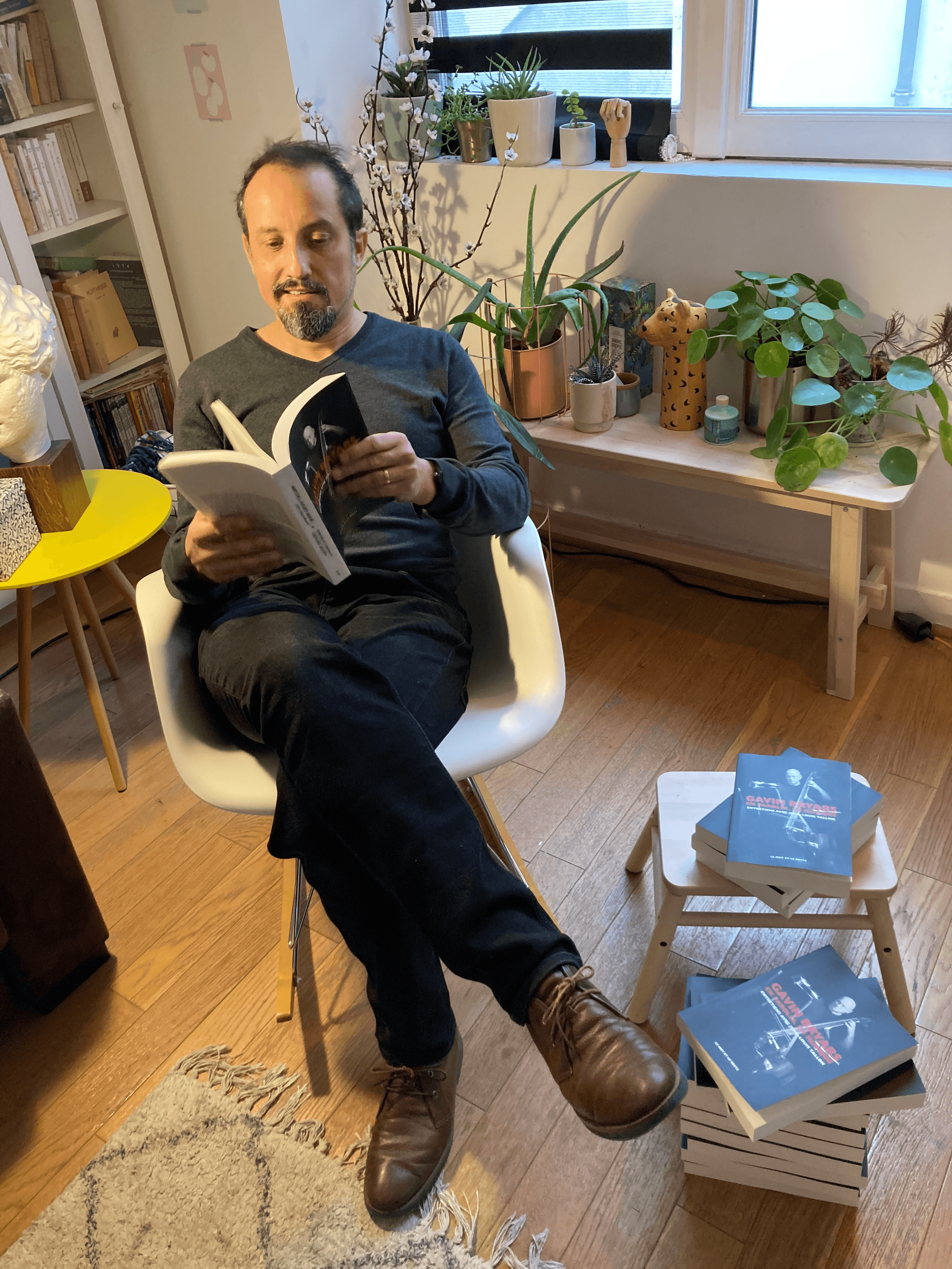 Jean-Louis Tallon with book