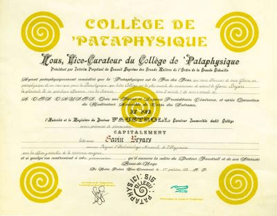 Regent Certificate