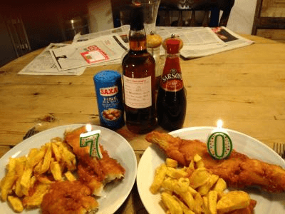 Birthday supper