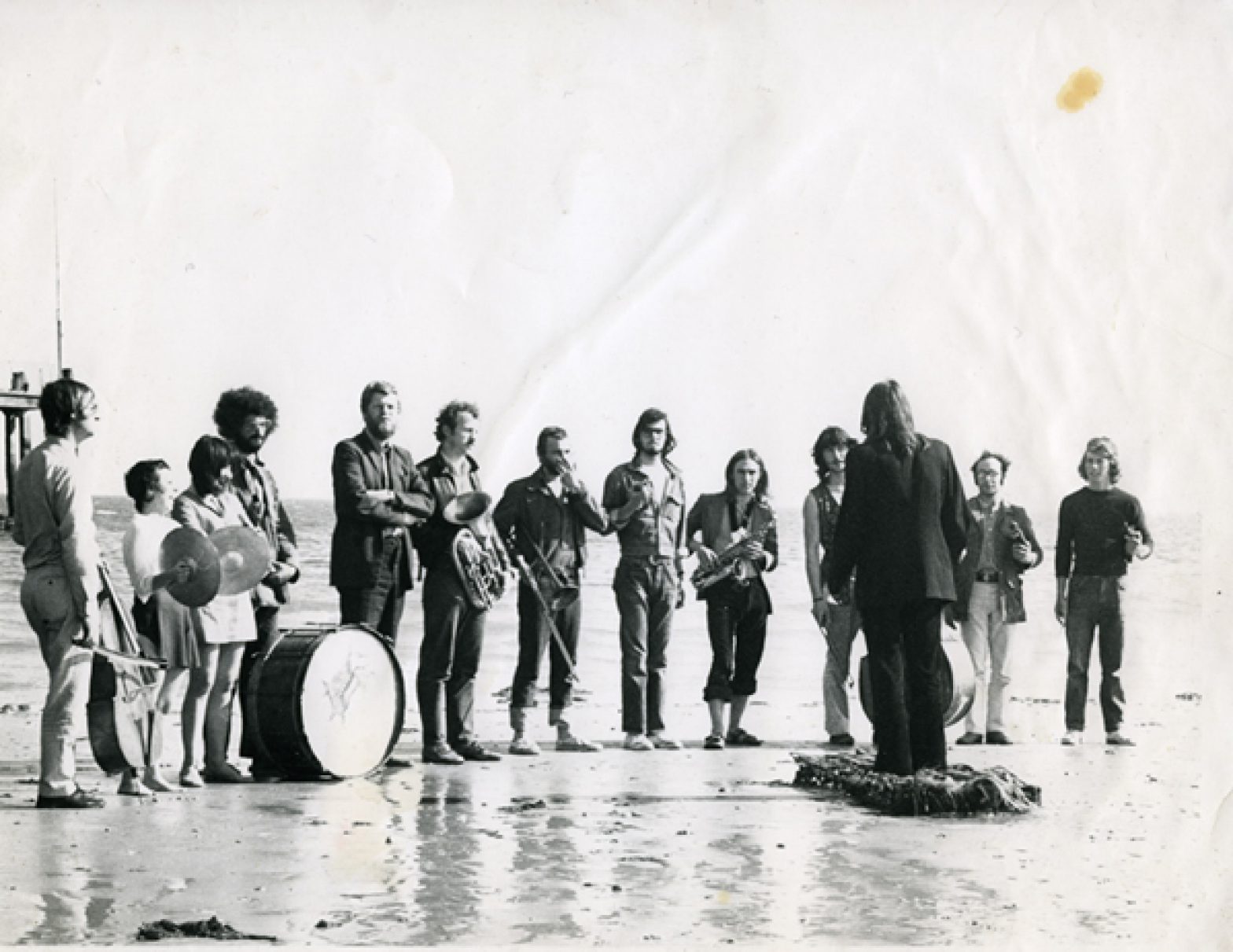 Sinfonia on Southsea beach 1970 web version